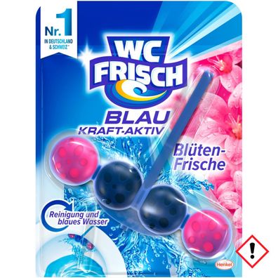 WC Frisch Kraft Aktiv Blauspüler WC Reiniger Blüten Frische 50g