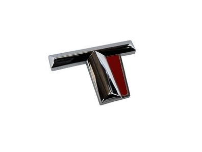 OEM Schriftzug Audi 1,8T Rot Chrom Logo Original TT Emblem selbstklebend 180PS