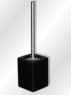 Flash Schwarz WCBürstenhalter WCBürste Steinzeug mit glänzender Oberfläche.