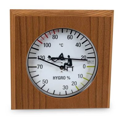 Sauna Thermometer Hygrometer Thermo | Holz 2in1 Messgeräte Klimamesser Zubehör