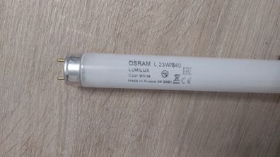 Osram L 23w/840 LumiLux Cool White Made in Russia 08 2021 EAC CE