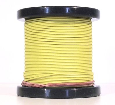 Schneider 5032 Qualitäts-Litze Kabel 18x0,10 gelb 50m 0,14mm² (0,14€/ m)