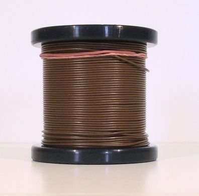 Schneider 5034 Qualitäts-Litze Kabel 18x0,10 braun 50m 0,14mm² (0,14€/ m)