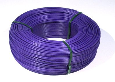 Schneider 5049 Qualitäts-Schwachstromlitze 18x0,50 violett 100m 0,14mm² (0,135€/1