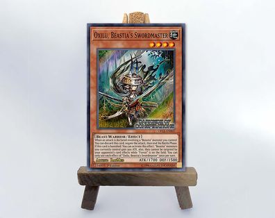 Oxilu, Beastia's Swordmaster - Custom Card YGO Orica
