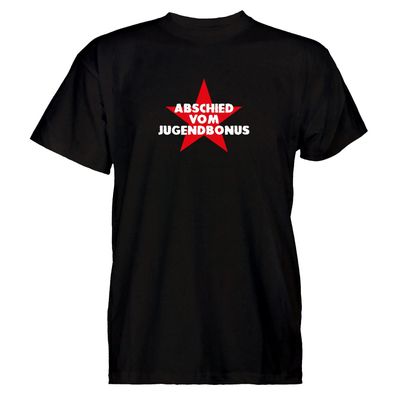 Herren T-Shirt Abschied vom Jugendbonus