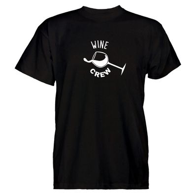 Herren T-Shirt Wine Crew