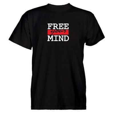 Herren T-Shirt free your mind