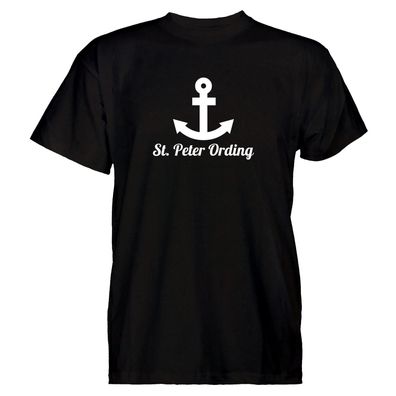 Herren T-Shirt Anker St. Peter Ording