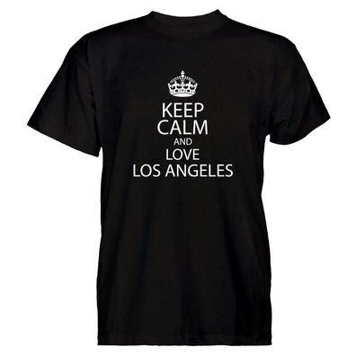 Herren T-Shirt KEEP CALM Los Angeles