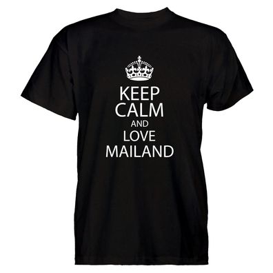 Herren T-Shirt KEEP CALM Mailand