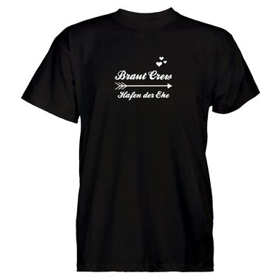 Herren T-Shirt Braut - Hafen der Ehe Crew