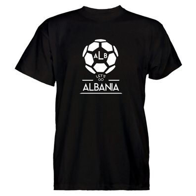 Herren T-Shirt Football Albania