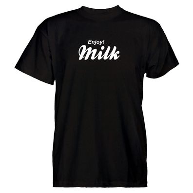 Herren T-Shirt Enjoy Milk