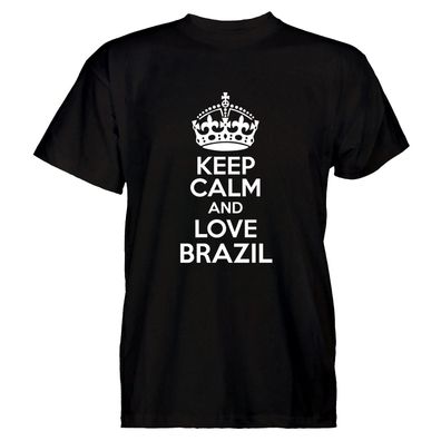 Herren T-Shirt KEEP CALM Brazil