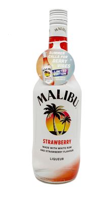 Malibu Strawberry - Erdbeer Rum Likör 0,7l 21%vol.