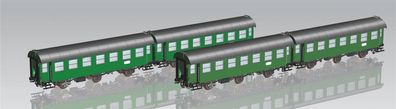 Piko 58268 4er Set Umbauwagen "Gastarbeiter" DB IV