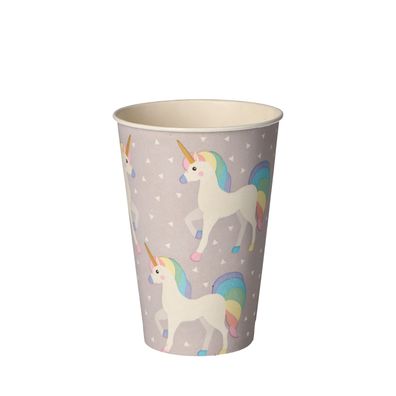 Papstar Trinkbecher Unicorn 70x97mm 200ml 10 Stück