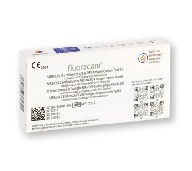 fluorecare® SARS-CoV-2 &amp; Influenza A/ B &amp; RSV Antigen Kombitest