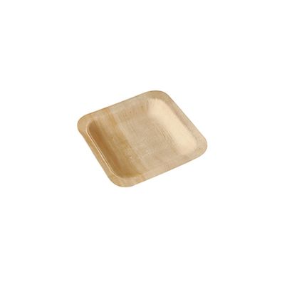 Papstar Fingerfood Teller Holz pure 14x14cm 50 Stück