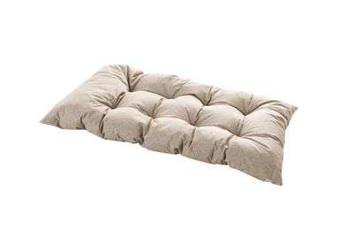 Bella Casa Chillkissen Pallettenkissen Kissen ca. 70 x 120cm Polyester (Beige, Braun)