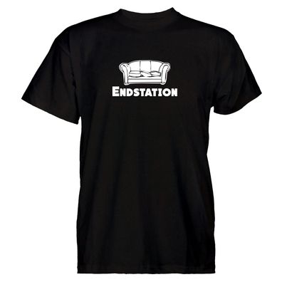 Herren T-Shirt Endstation Sofa