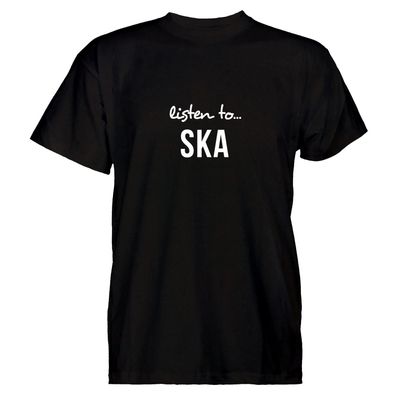 Herren T-Shirt Listen to Ska