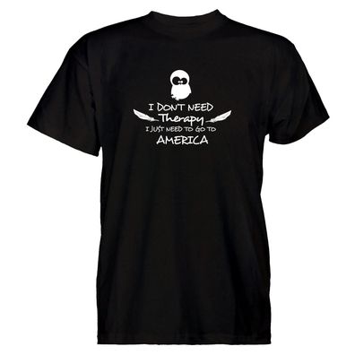 Herren T-Shirt Therapy America