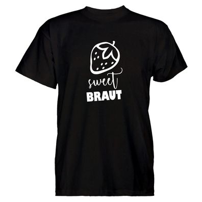 Herren T-Shirt Braut - sweet Strawberry