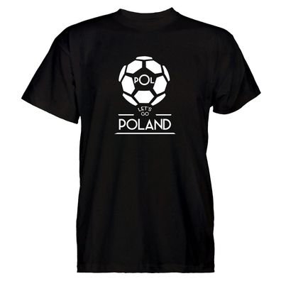 Herren T-Shirt Football Poland