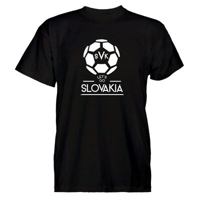 Herren T-Shirt Football Slovakia