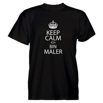 Herren T-Shirt KEEP CALM Maler