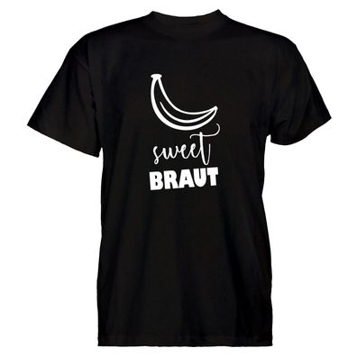Herren T-Shirt Braut - sweet Banana