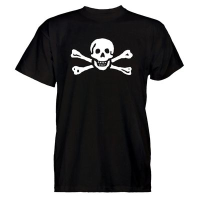 Herren T-Shirt Totenkopf