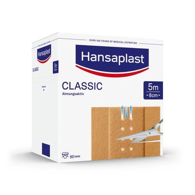 Hansaplast Classic Wundpflaster - 8 cm x 5 m