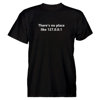 Herren T-Shirt theres no place like 127001