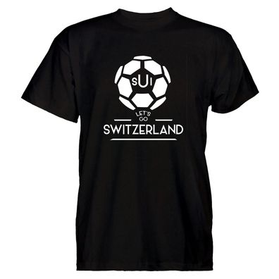 Herren T-Shirt Football Switzerland