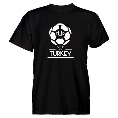 Herren T-Shirt Football Turkey