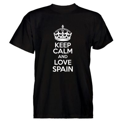 Herren T-Shirt KEEP CALM Spain