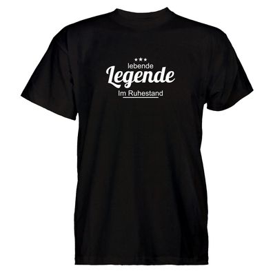Herren T-Shirt Lebende Legende im Ruhestand