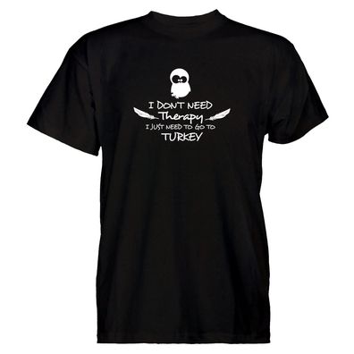 Herren T-Shirt Therapy Turkey