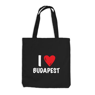 Jutebeutel I love Budapest