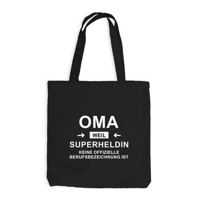 Jutebeutel Oma - Superheldin