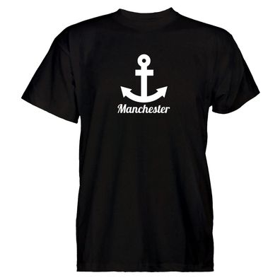 Herren T-Shirt Manchester Anker