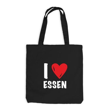 Jutebeutel I love Essen