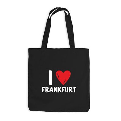 Jutebeutel I love Frankfurt