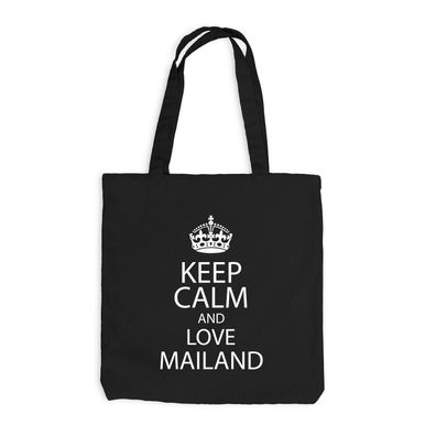 Jutebeutel KEEP CALM Mailand