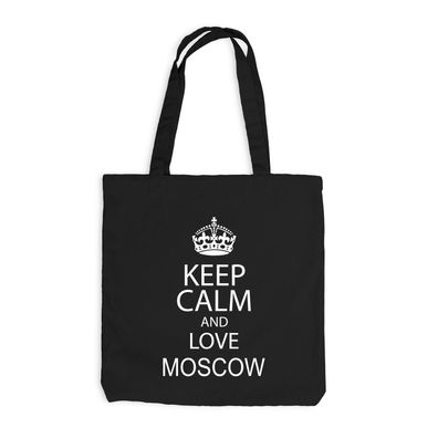 Jutebeutel KEEP CALM Moscow