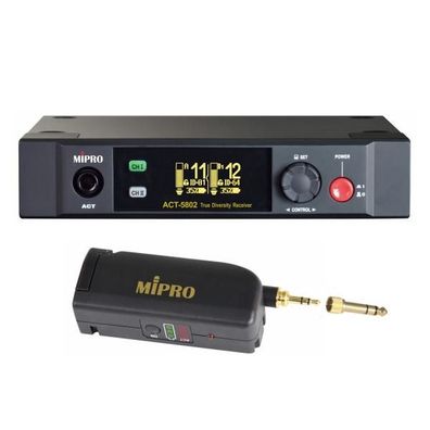 Mipro ACT-5802 2-Kanal-Empfänger mit MT-58 Stecksender
