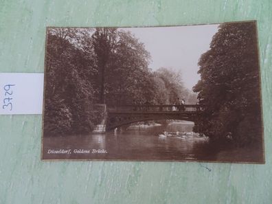 sehr alte Postkarten AK KF s/ w Düsseldorf Goldene Brücke SW & Cie nr 58 Photographie
